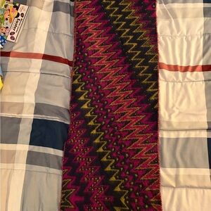 Vibrant Zigzag Scarf